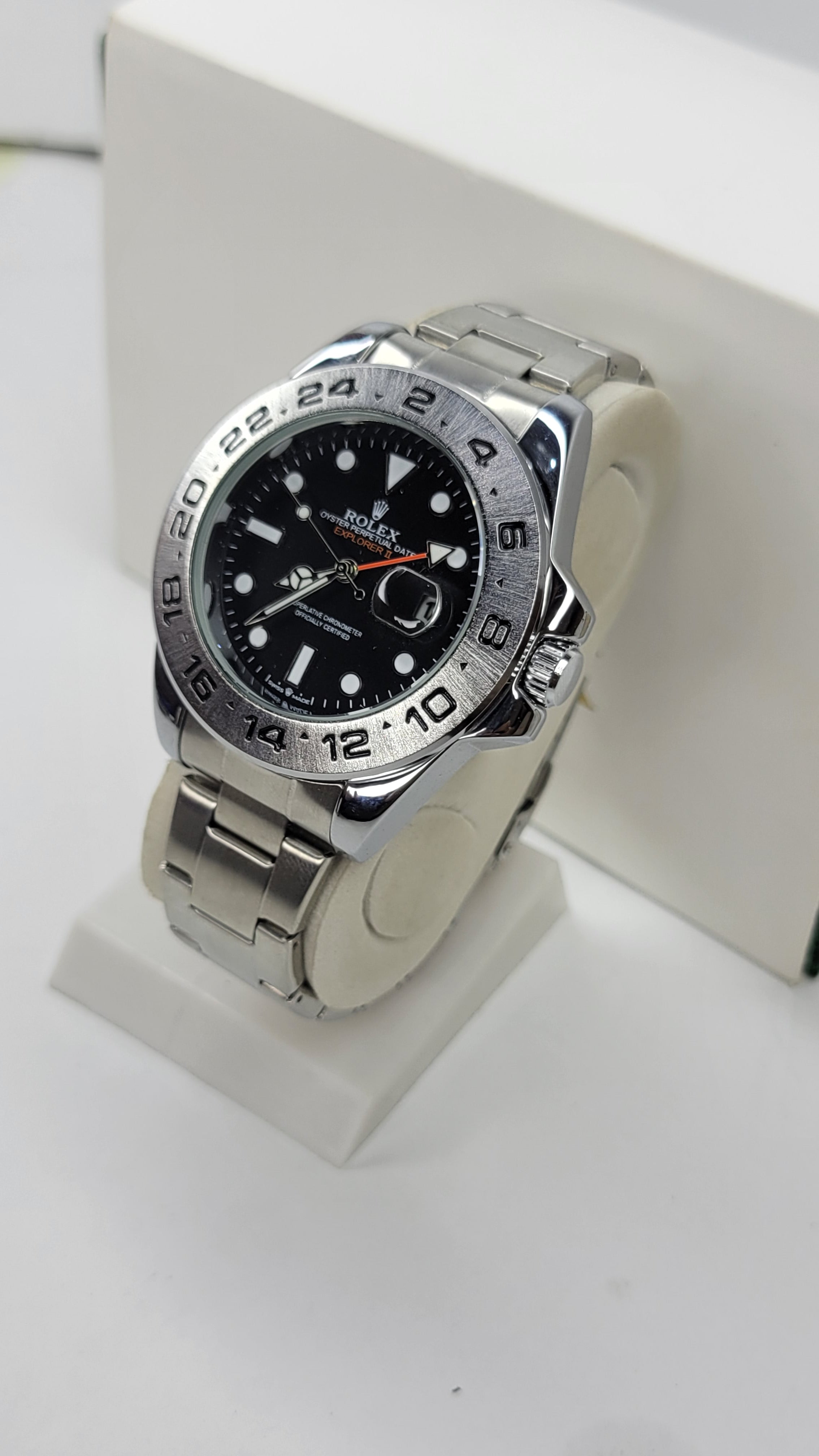 Rlx GMT Master - Silver Jubilee Black