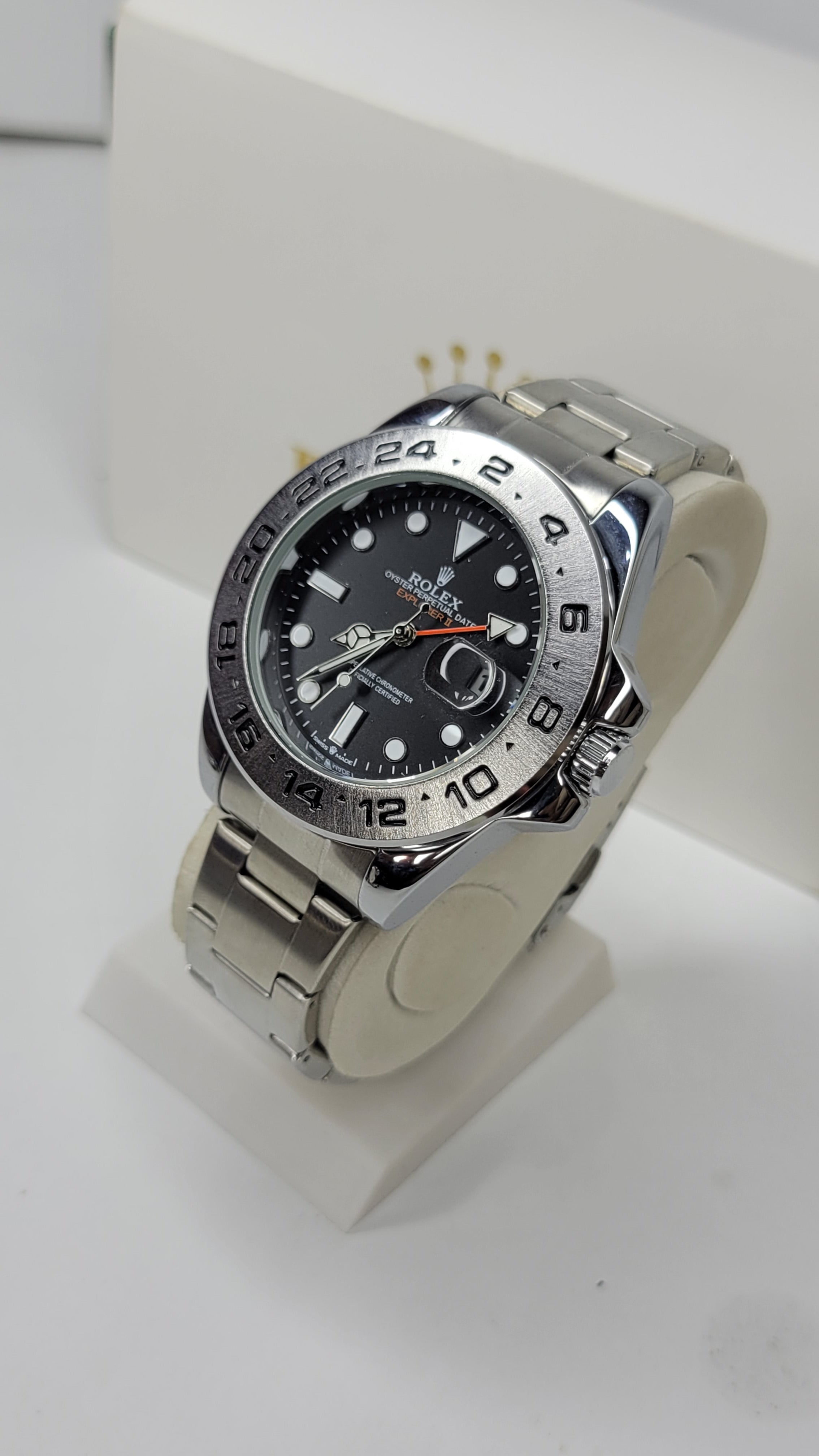 Rlx GMT Master - Silver Jubilee Black