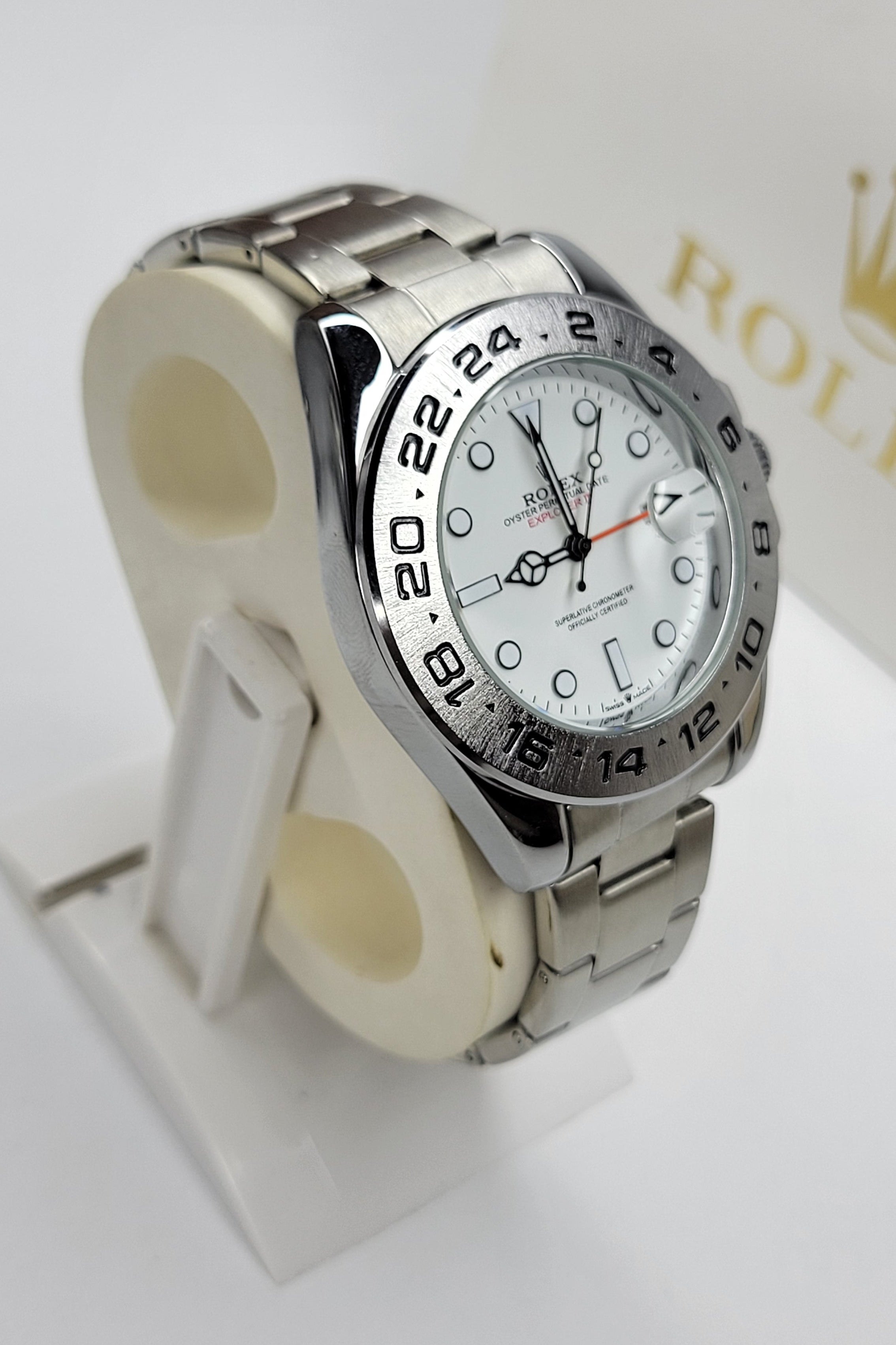 Rlx GMT Master - Silver Jubilee White