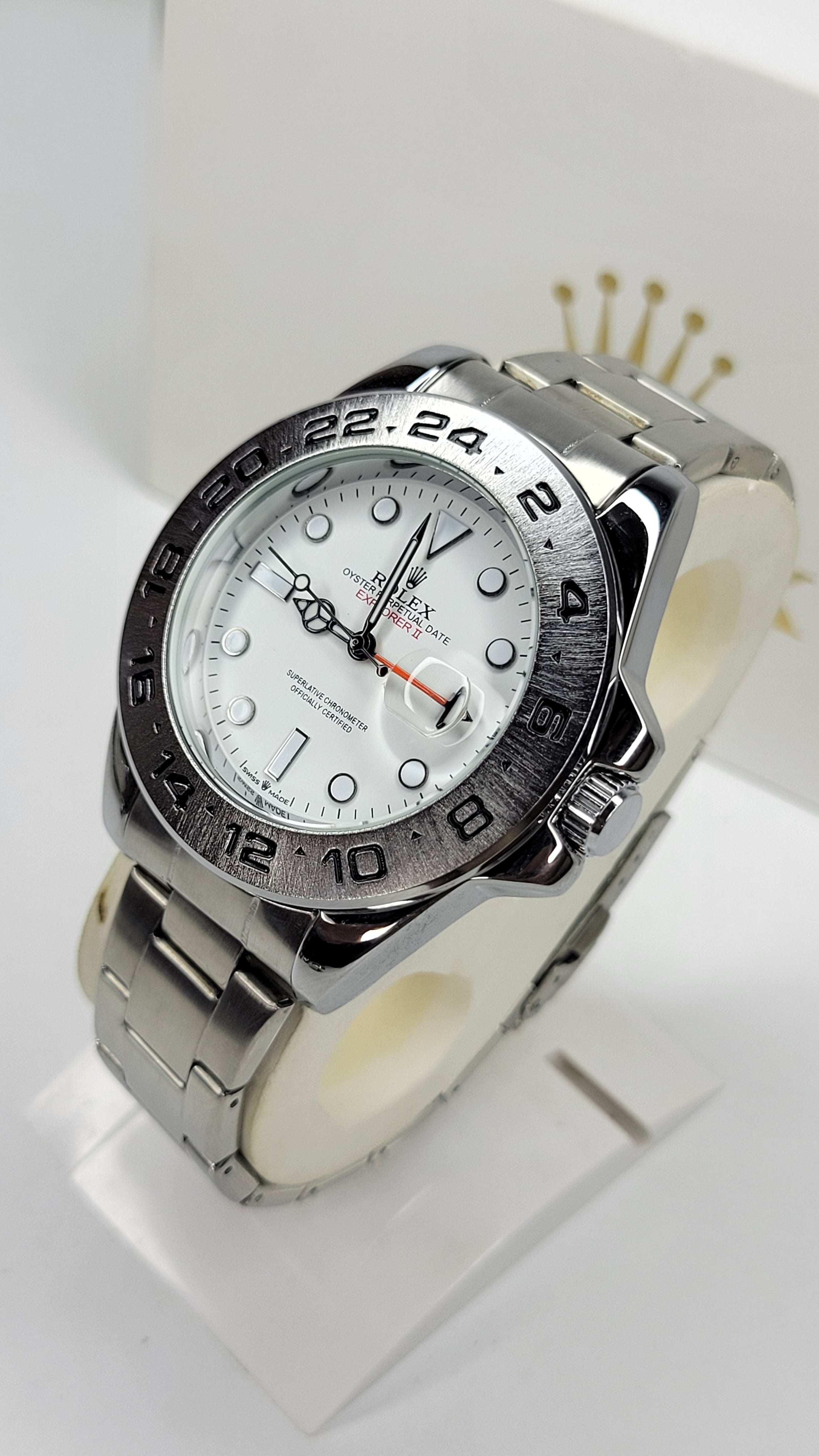 Rlx GMT Master - Silver Jubilee White