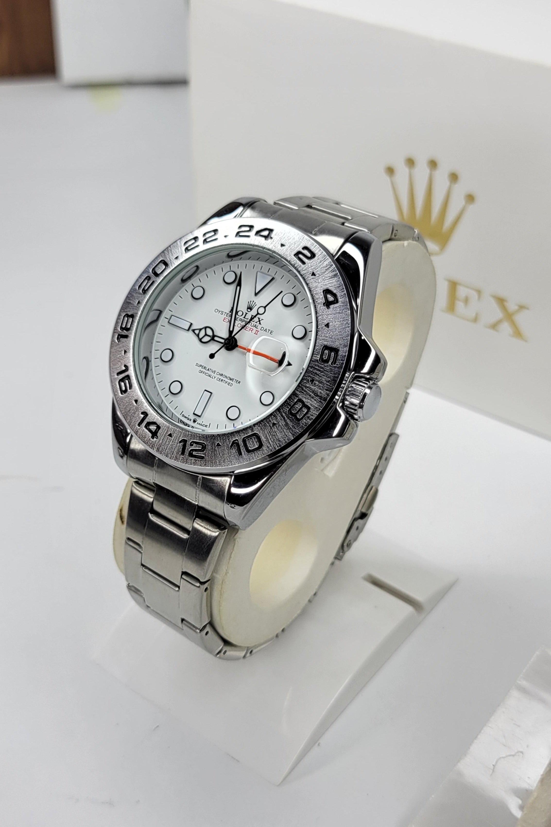 Rlx GMT Master - Silver Jubilee White