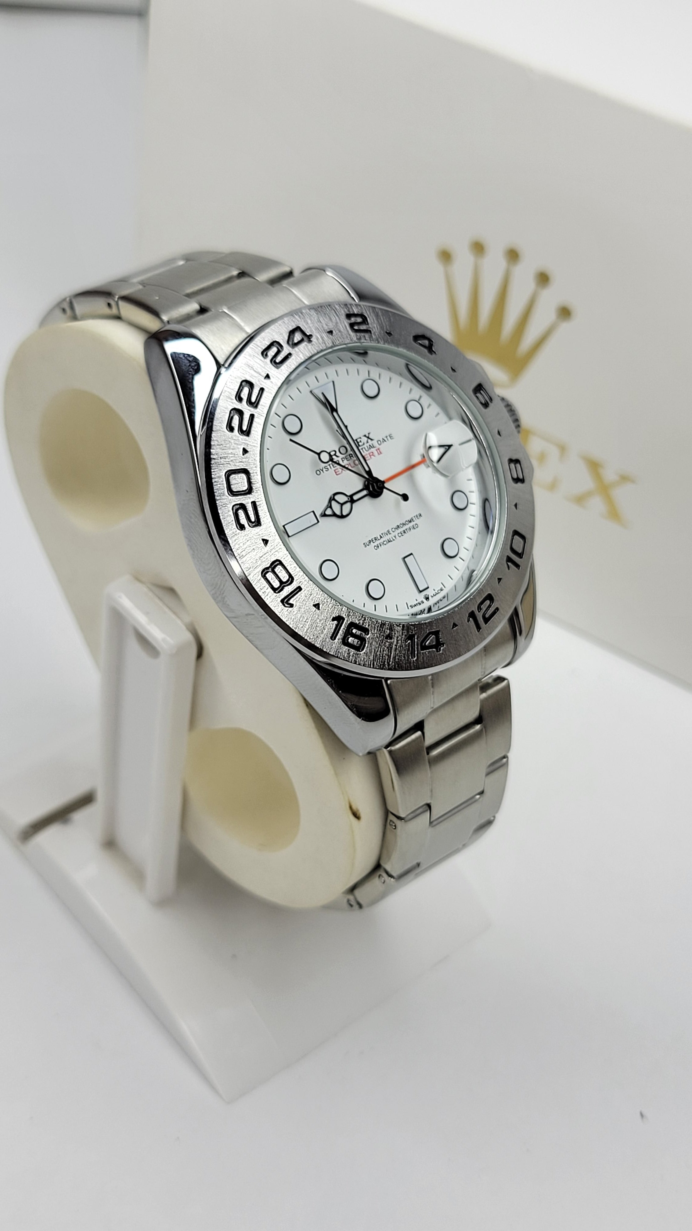 Rlx GMT Master - Silver Jubilee White